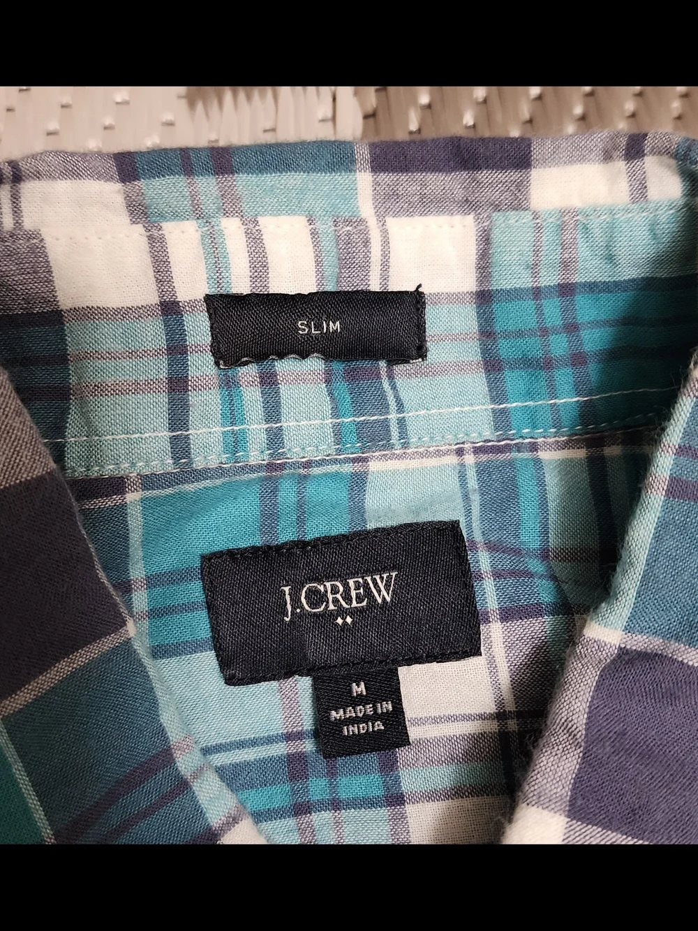 J.Crew Casual Plaid Shirt (Slim Fit)